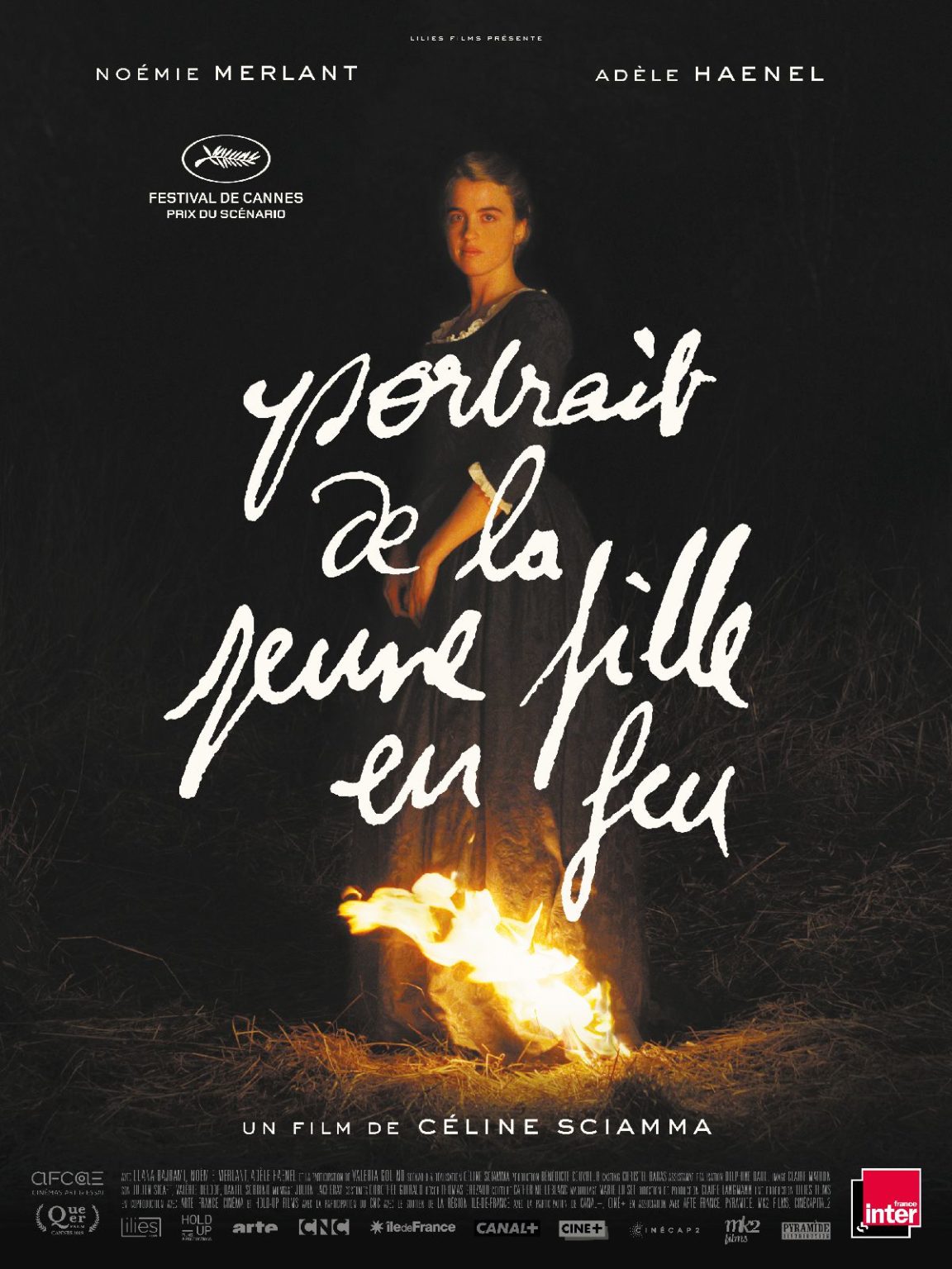 PORTRAIT DE LA JEUNE FILLE EN FEU Affiches de cinéma 40X60 L'Antre du Cinéma