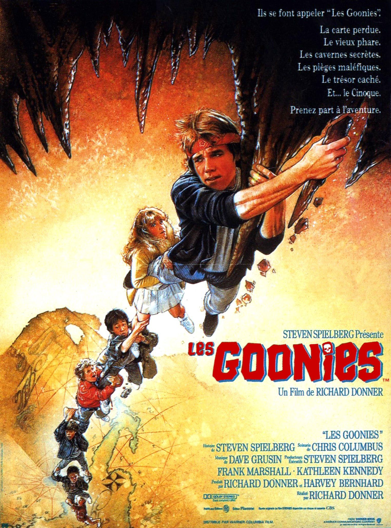 GOONIES – Affiche de cinéma originale – Approximativement 40X60