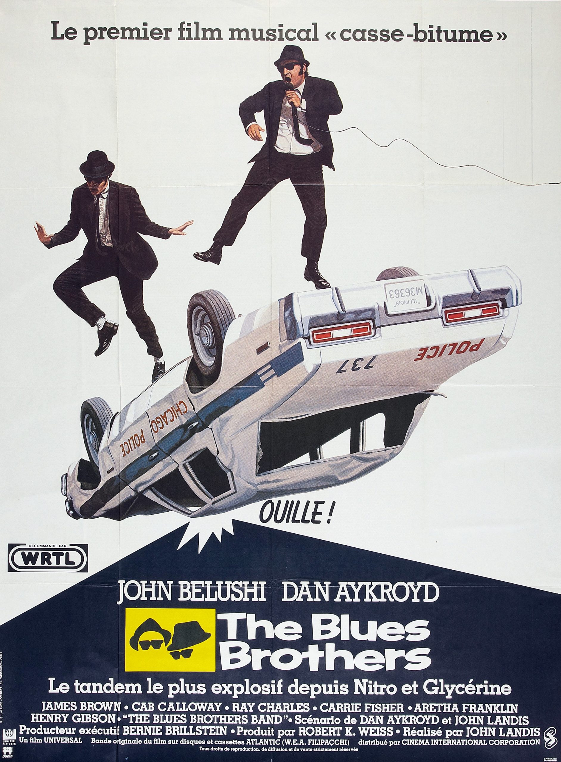 THE BLUES BROTHERS – Affiche de cinéma originale – Approximativement 40X60  – L'Antre du Cinéma