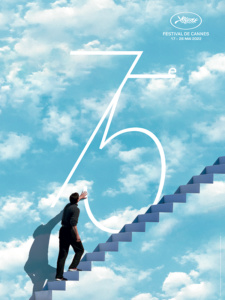AFFICHE DE CANNES 2022 – Affiche de festival – Approximativement 40×60