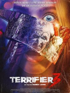 TERRIFIER 3 – Affiche de cinéma originale – Approximativement 120×160