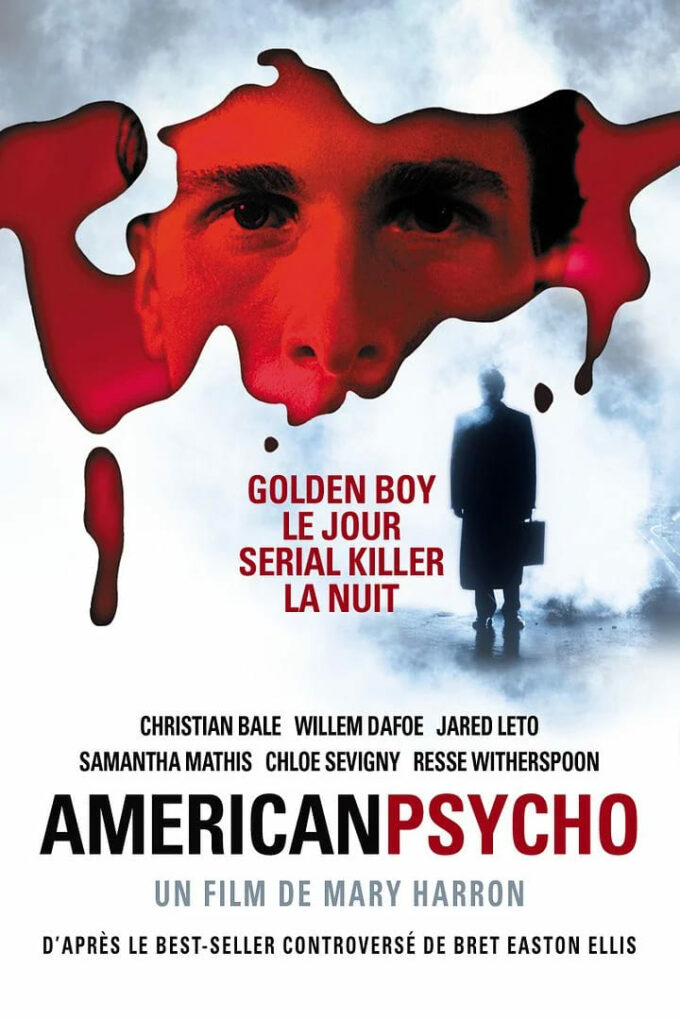 AMERICAN PSYCHO - Affiche de cinéma originale - Approximativement 120x160