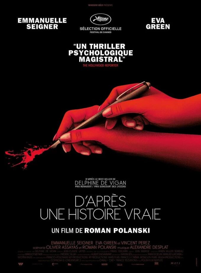 D'APRES UNE ISTOIRE VRAIE - Affiche de cinéma originale - Approximativement 120x160