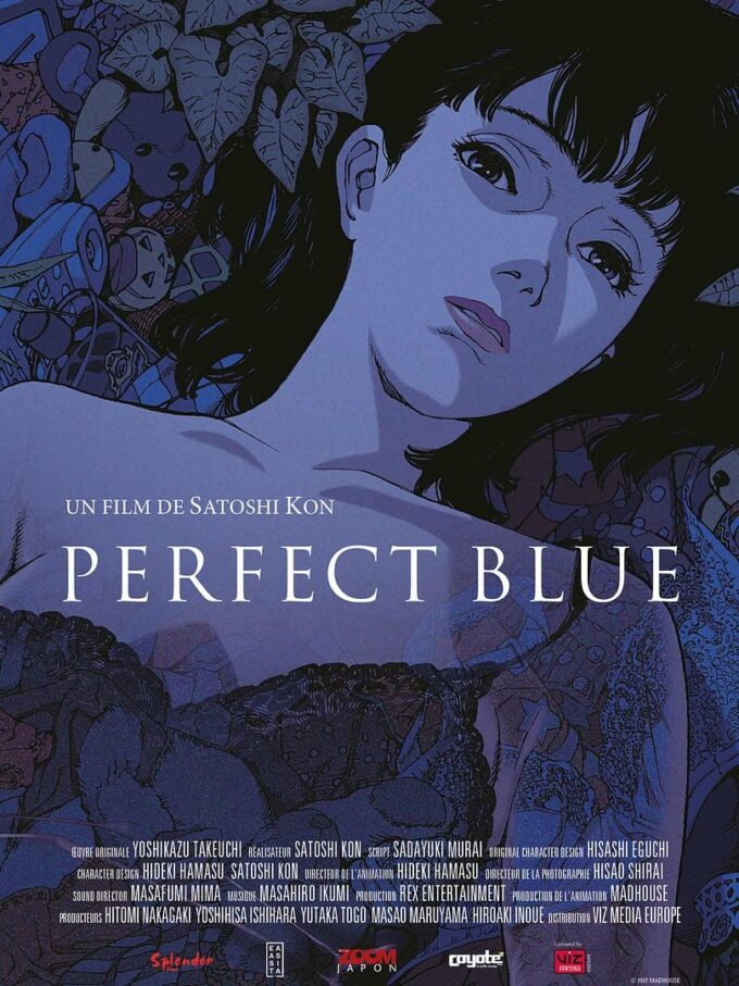 PERFECT BLUE - Affiche de cinéma originale Visuel B - A (42x59,4)