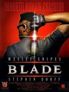 BLADE – Affiche de cinéma originale – Approximativement 120×160
