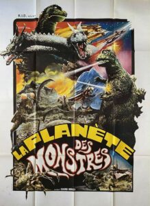 LA PLANETE DES MONSTRES – Affiche de cinéma originale – Approximativement 120×160