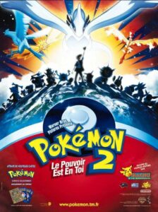 POKEMON 2 LE FILM –  Affiche de cinéma originale – Approximativement 40X60