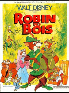 ROBIN DES BOIS – Affiche de cinéma originale – Approximativement 120×160